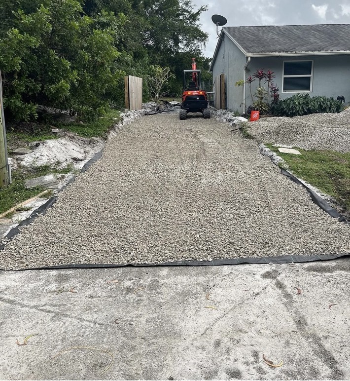 Washed Rock Driveway project photo 3